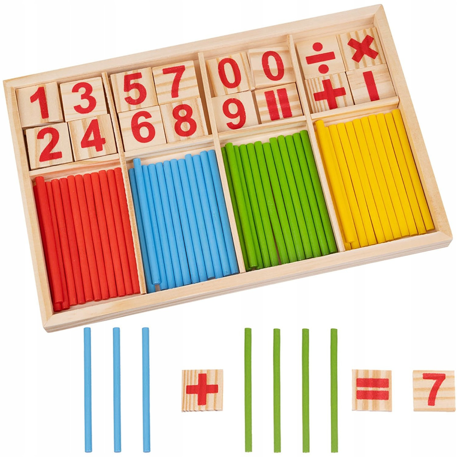 Bâtons à compter - Différentes couleurs