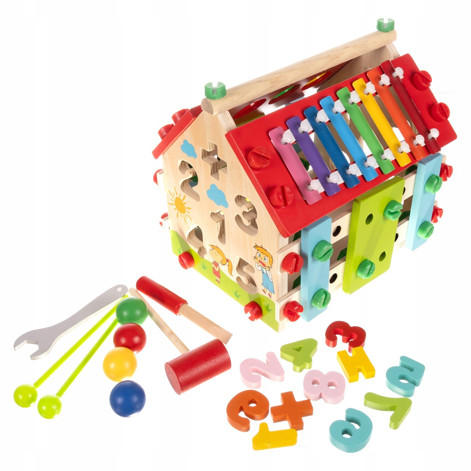 Sorting houses with different functions