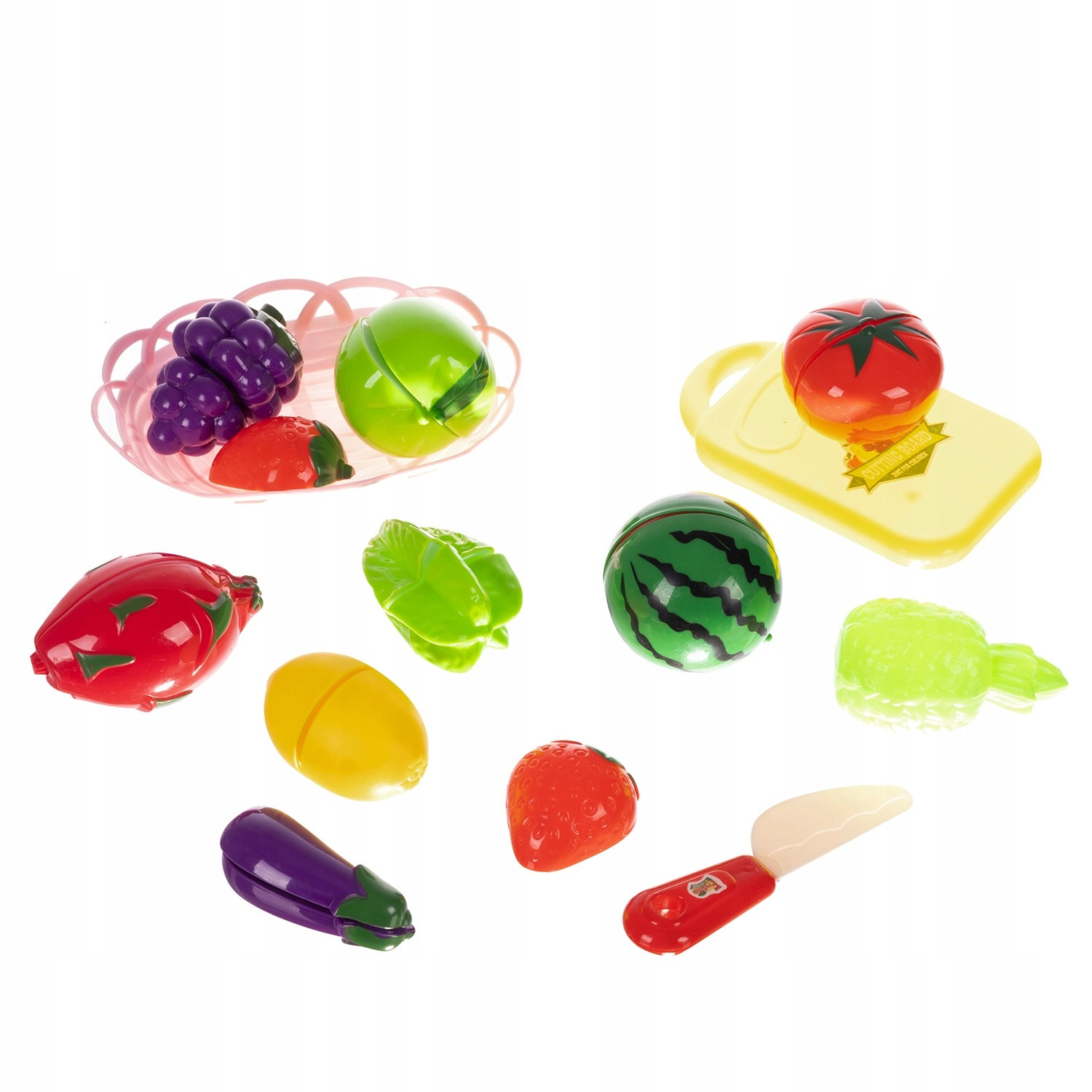 Ortaggi e frutta con accessori