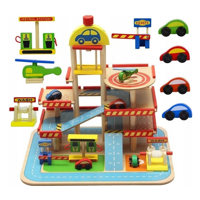 Garage con posti auto - Legno