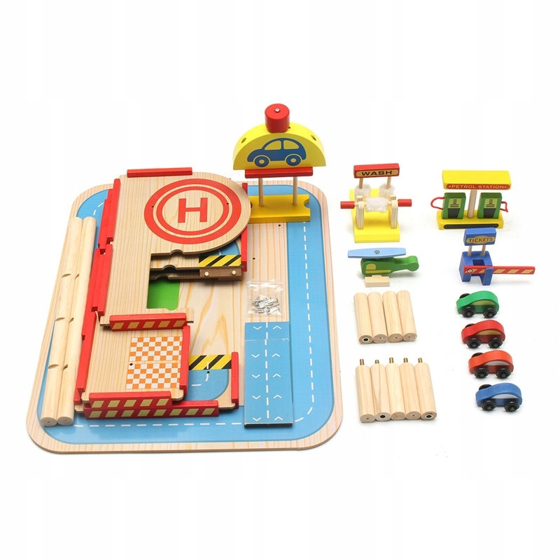 Garage con posti auto - Legno