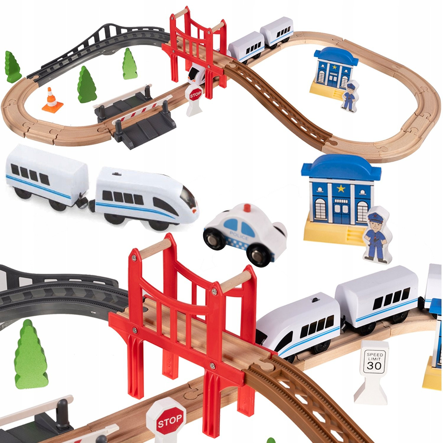 Ferrocarril de madera - 3,2 m