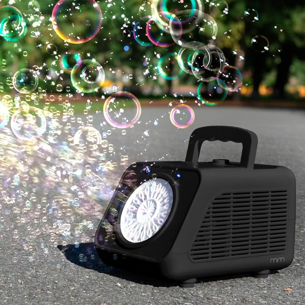 Bubble machine with light