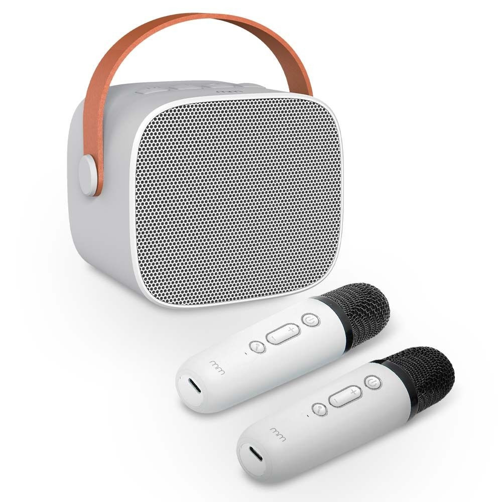 Set Karaoke portatile con microfoni wireless