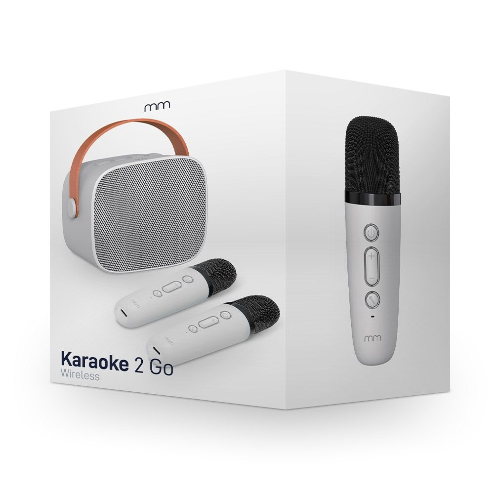Set Karaoke portatile con microfoni wireless