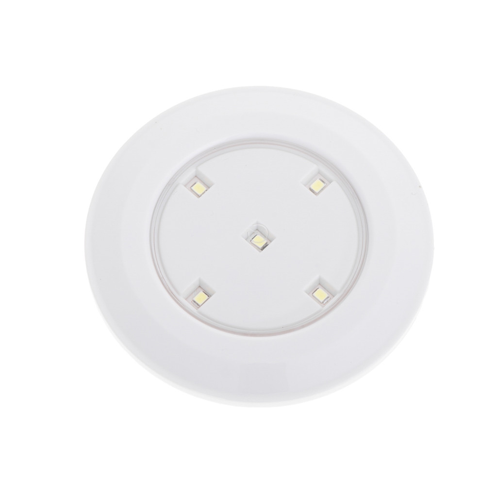 Wireless LED lights with remote control - 6-pack