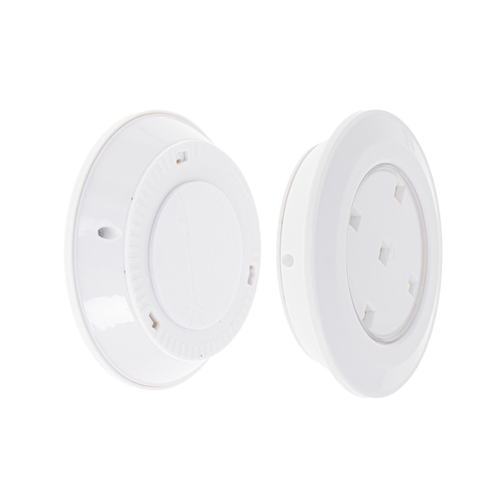Wireless LED lights with remote control - 6-pack
