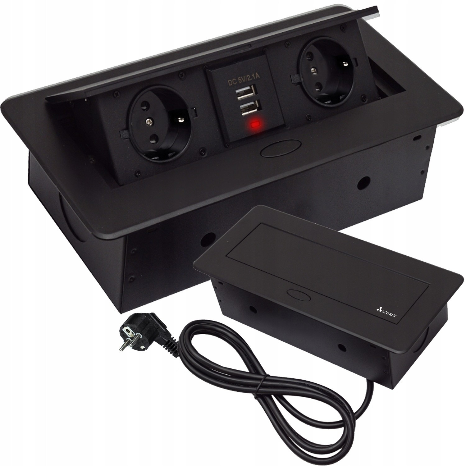 Socket strip with USB