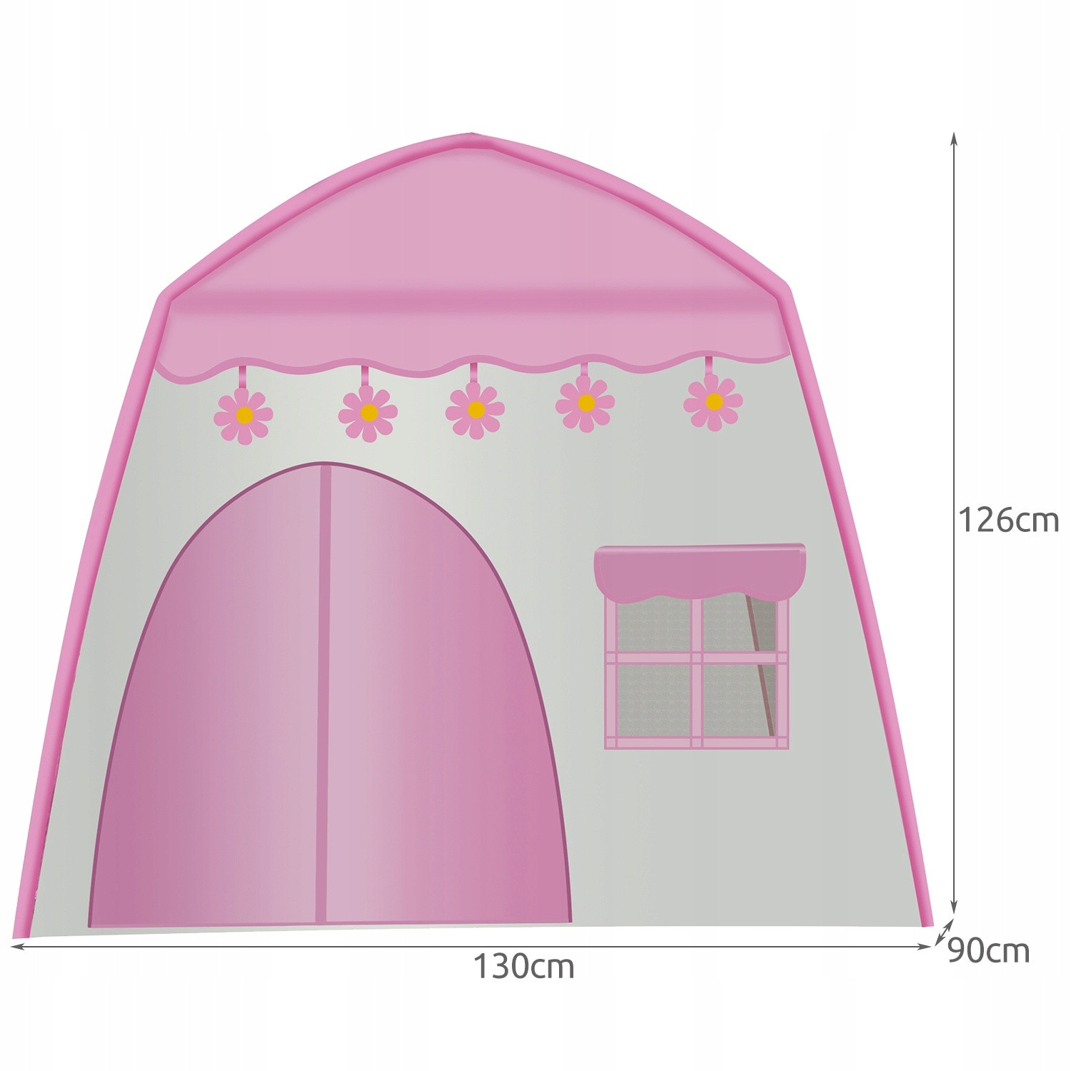 Tent for children with light string