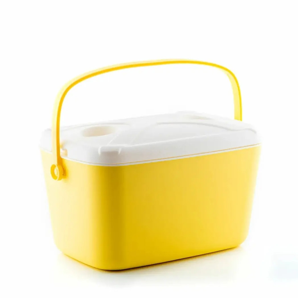 Tragbare Kühlbox mit Multifunktionsdeckel, 15 L