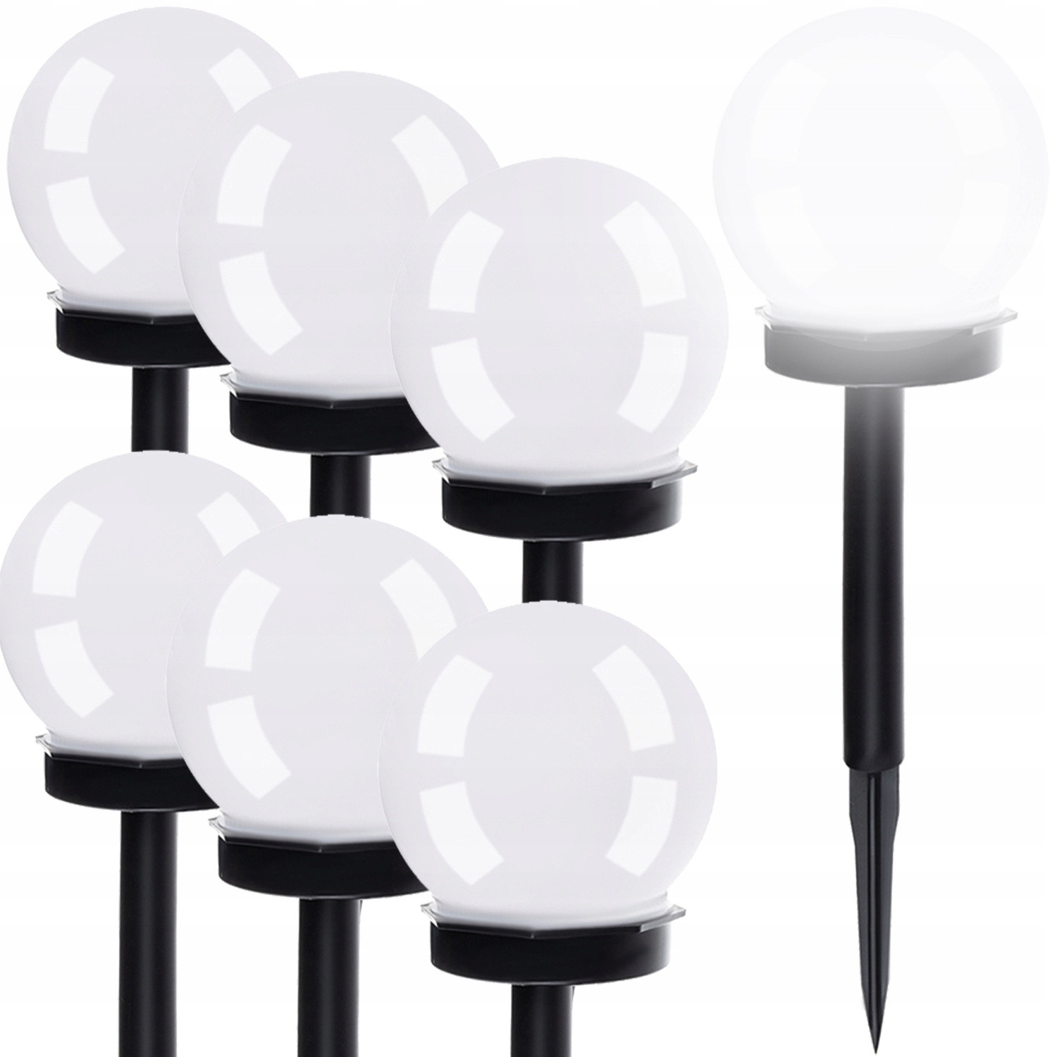 Spherical Solar Lights - 6 pcs