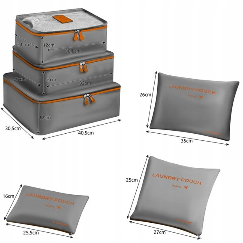 Travel organizer - 6 pcs