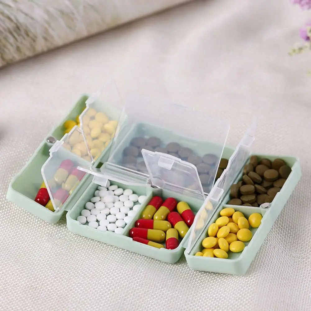 Magnetic Pillbox - Foldable and Portable