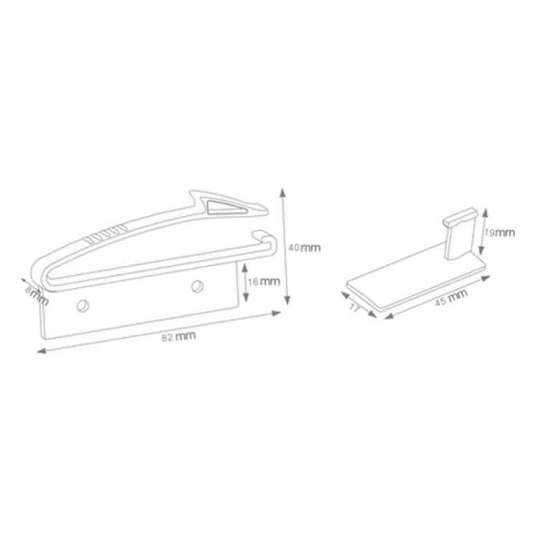 Lock for Lockers and Drawers - 4-pack