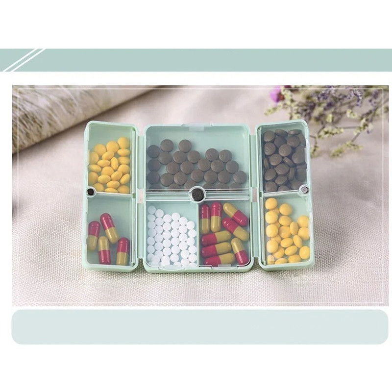 Magnetic Pillbox - Foldable and Portable