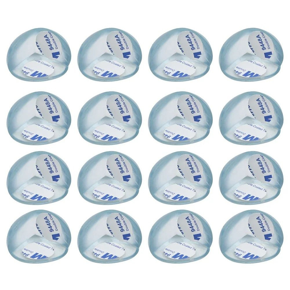 16 transparent ear muffs - Round