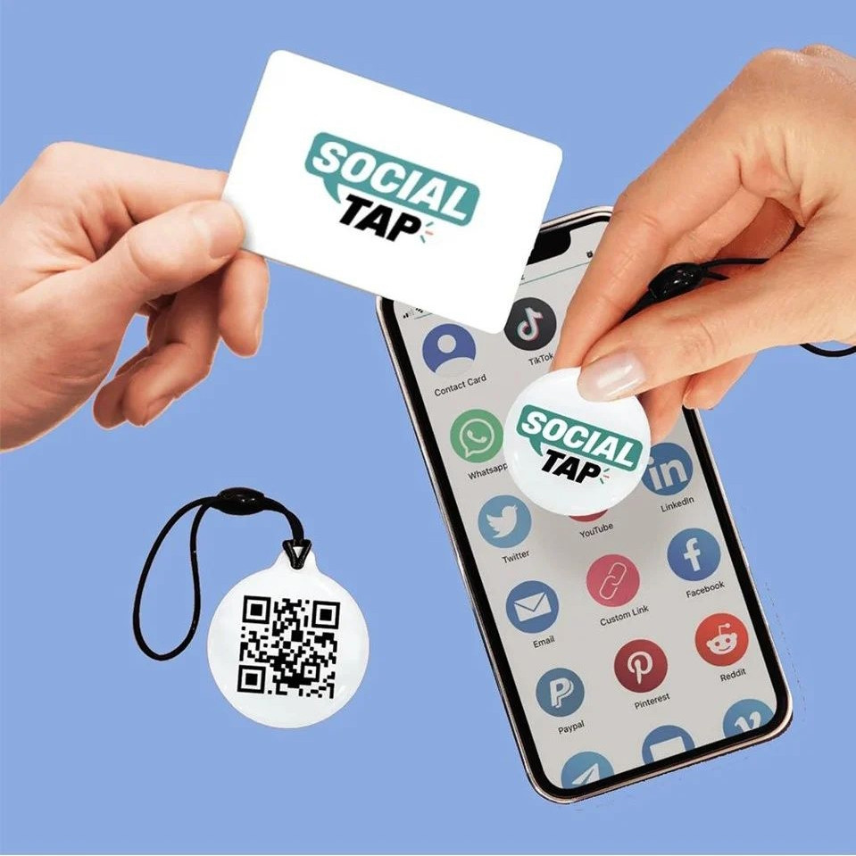 Porte-clés blanc - NFC
