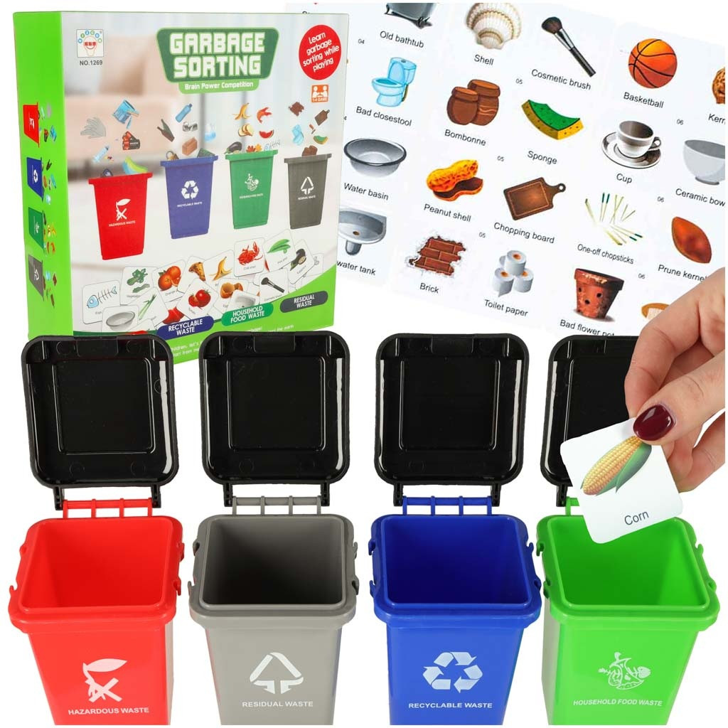 Games for Garbage Sorting - Puzzles and Cards