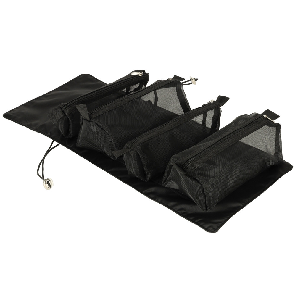 Bag with 4 Removable Compartments - Black