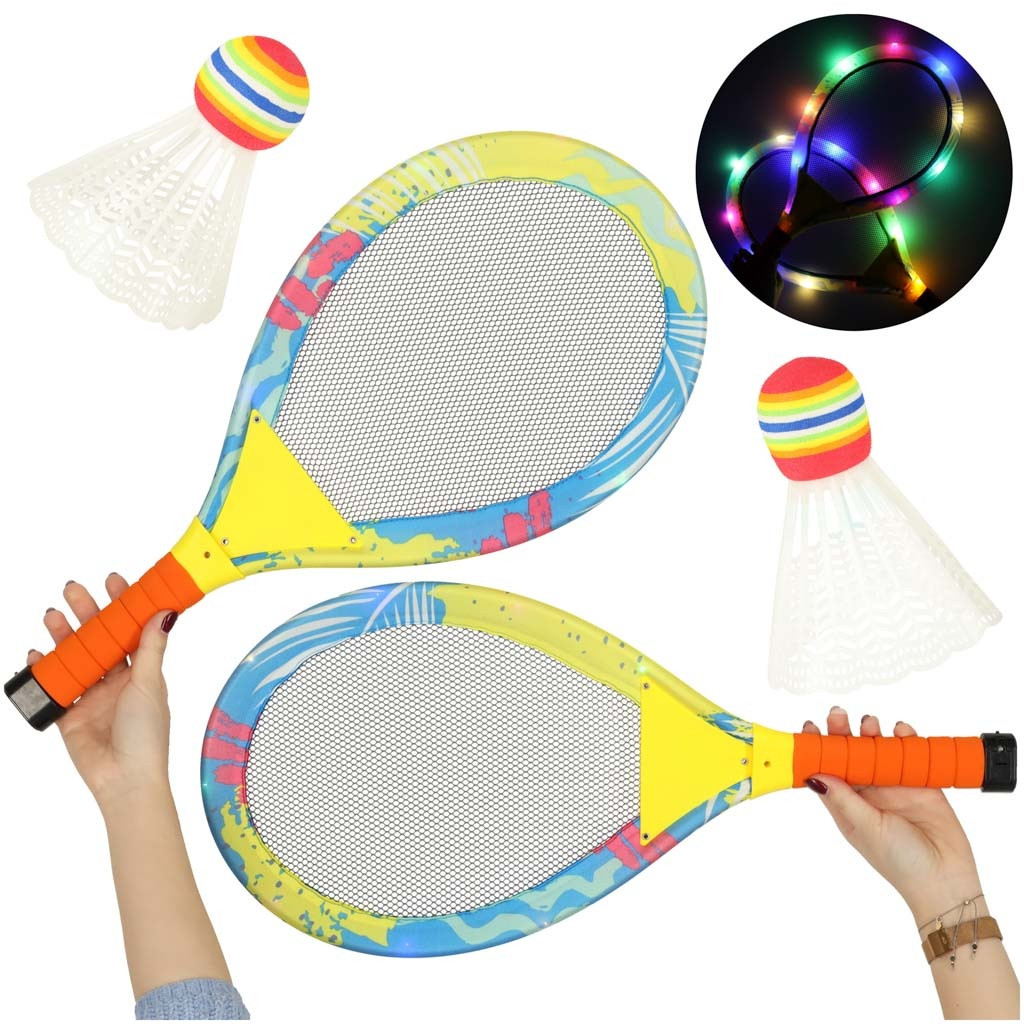 Gloeiend racketspel
