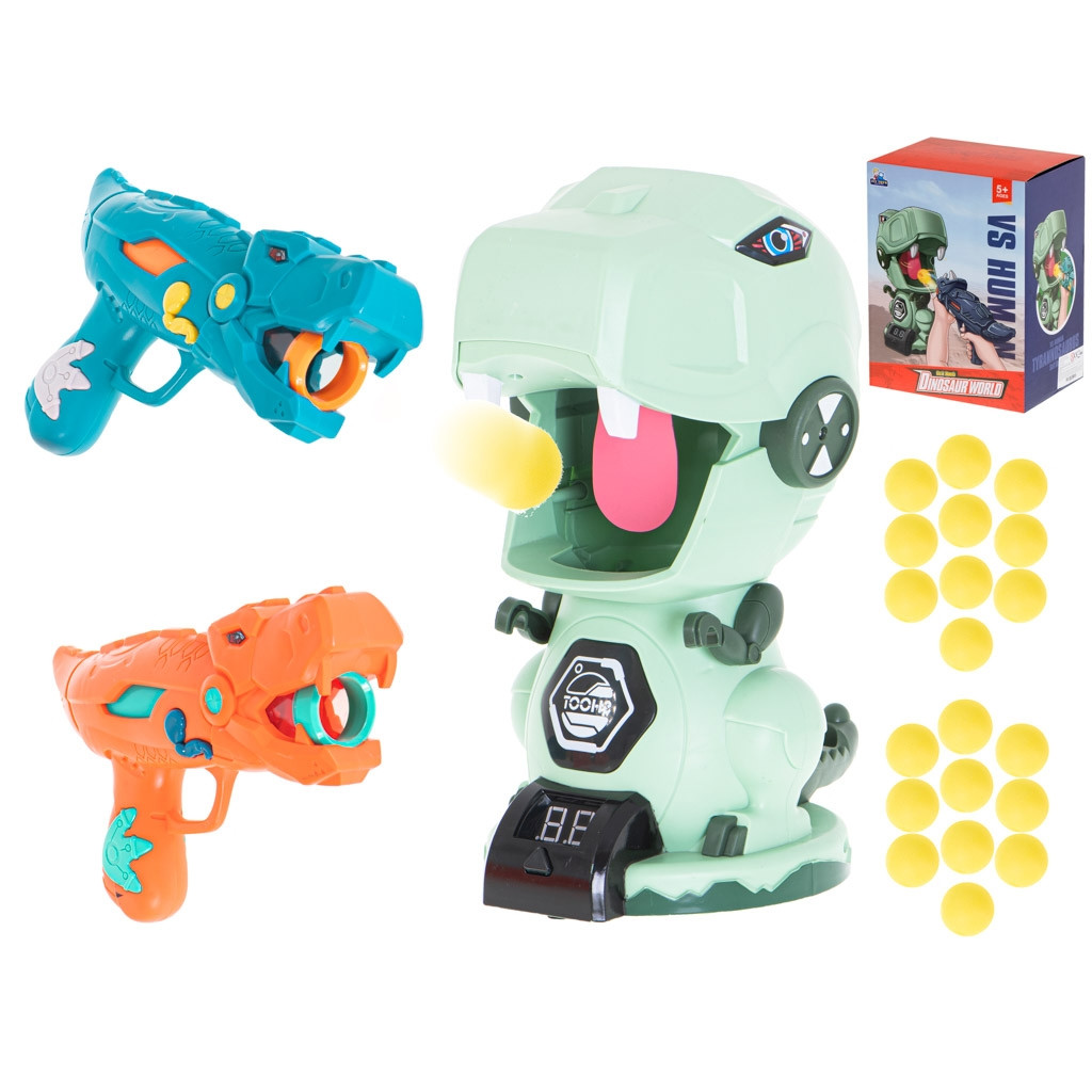 Dinosaur Target - 2 Guns