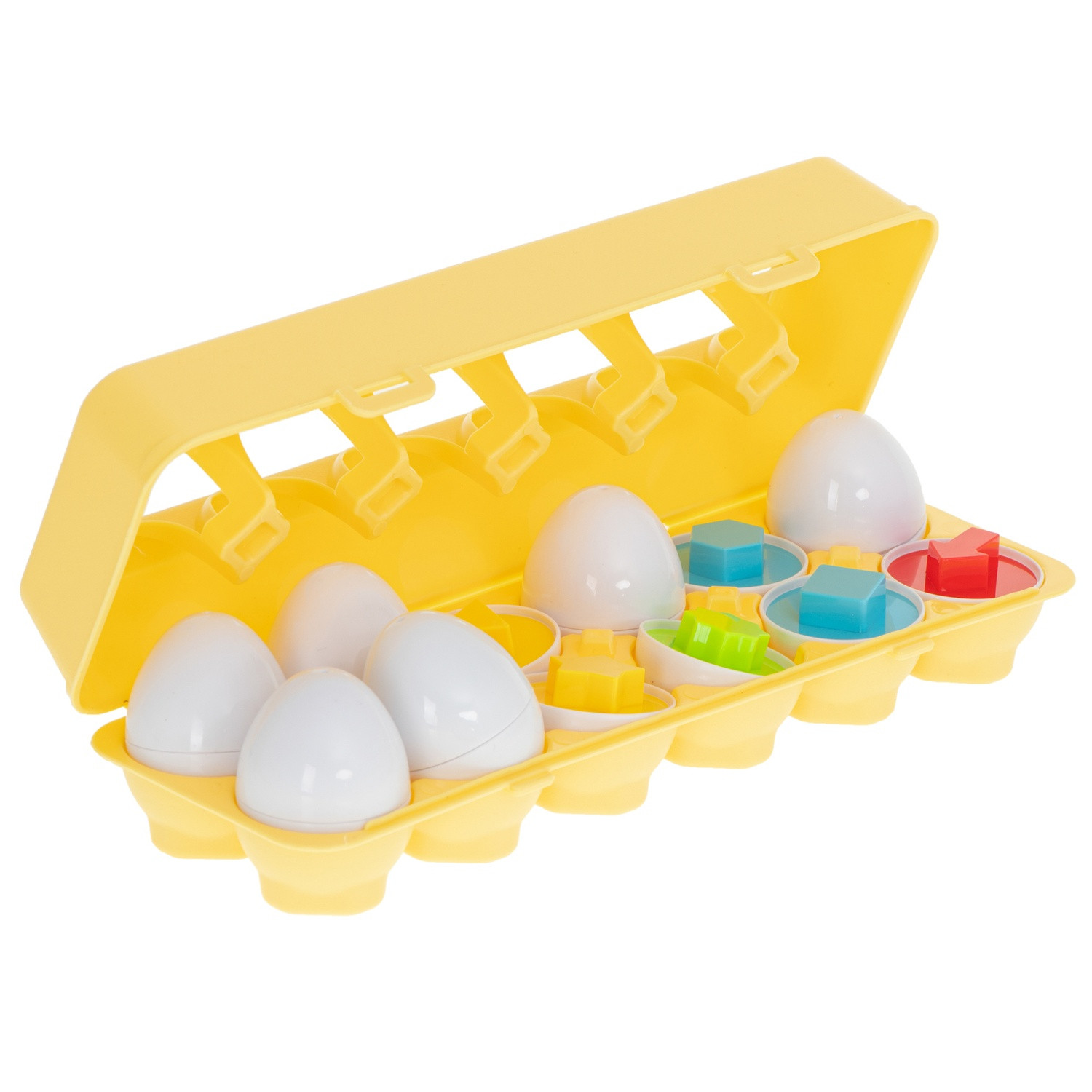 Puzzle with Egg-shaped Sorting Pieces - 12 pcs