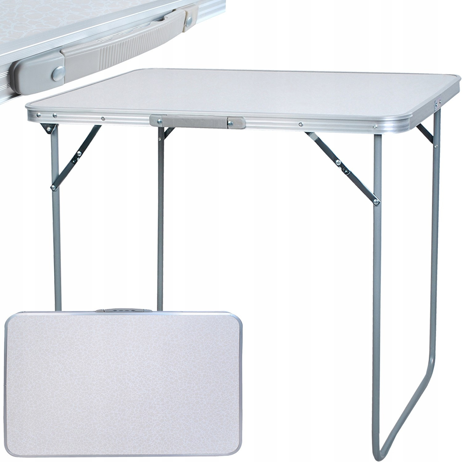 Mesa de campismo dobrável