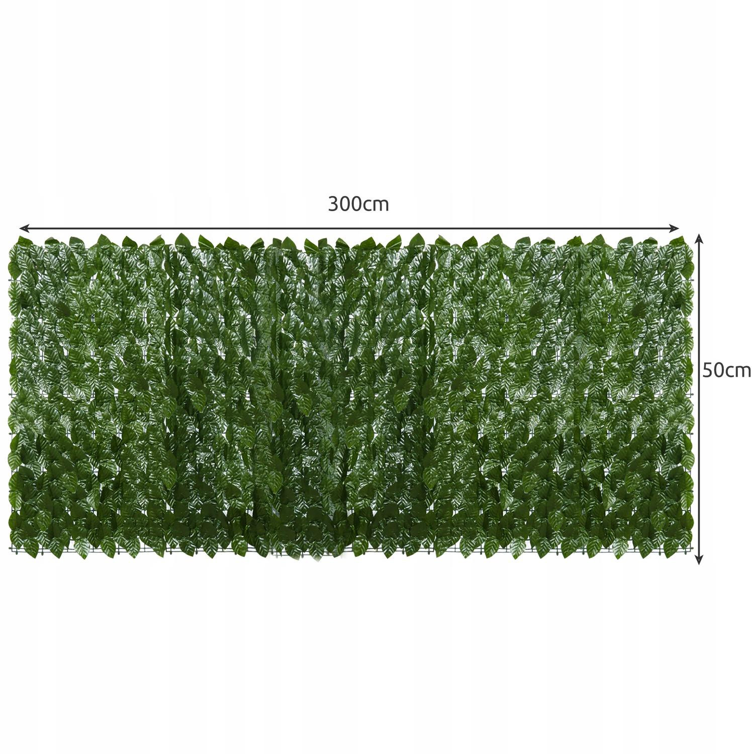 Artificial hedge for balcony - 3m