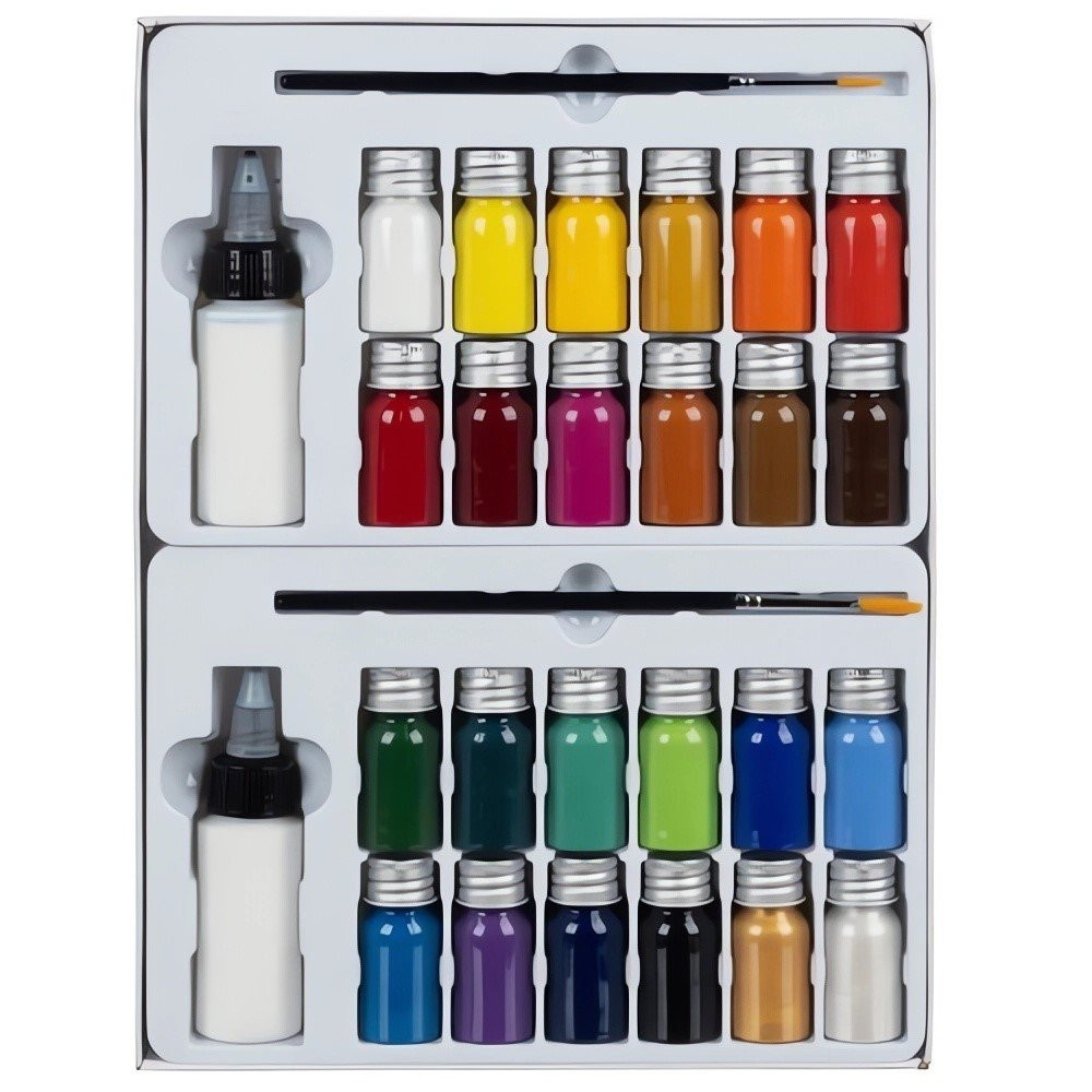 Stofkleuren 24-pack 10ml