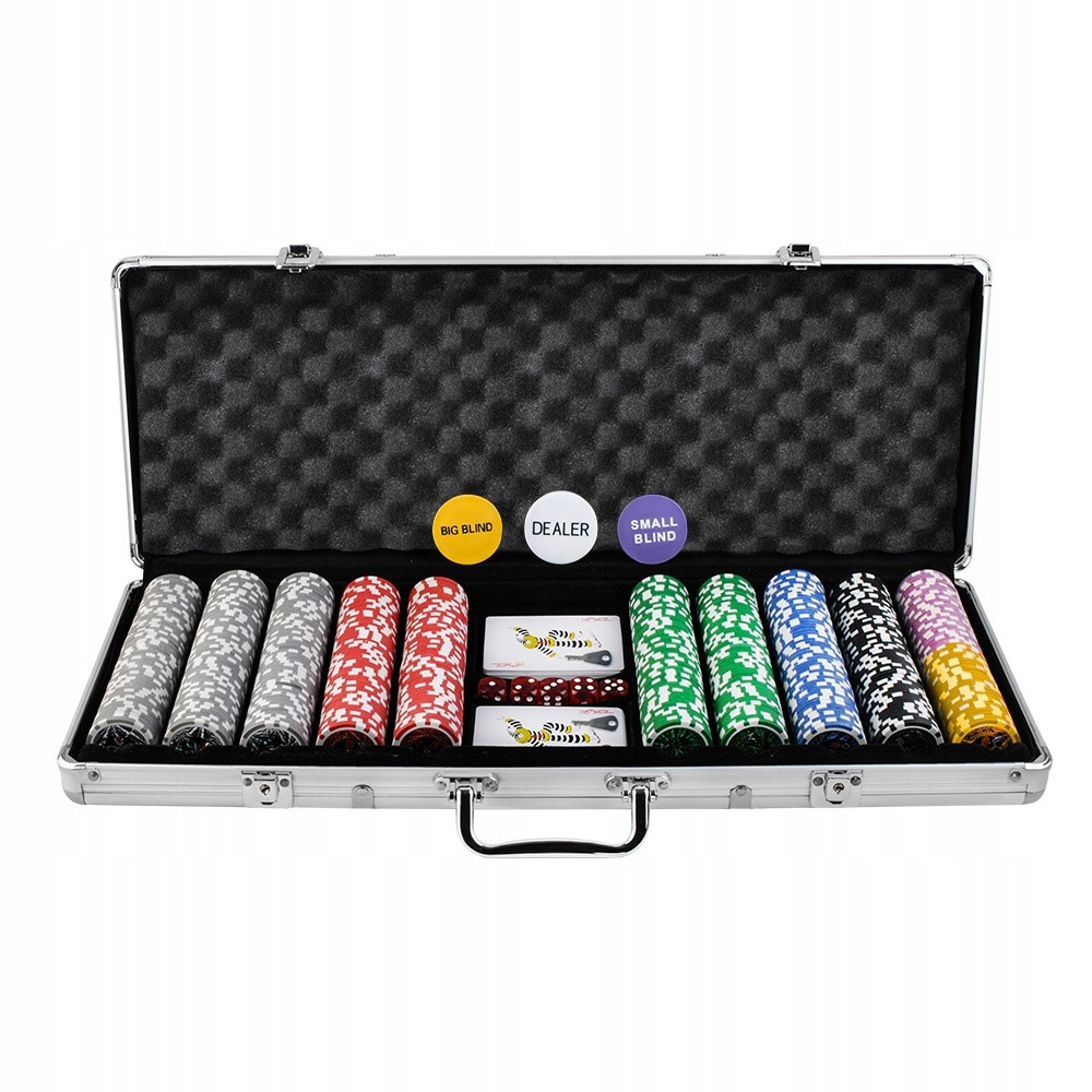Pokerset - 500 Chips