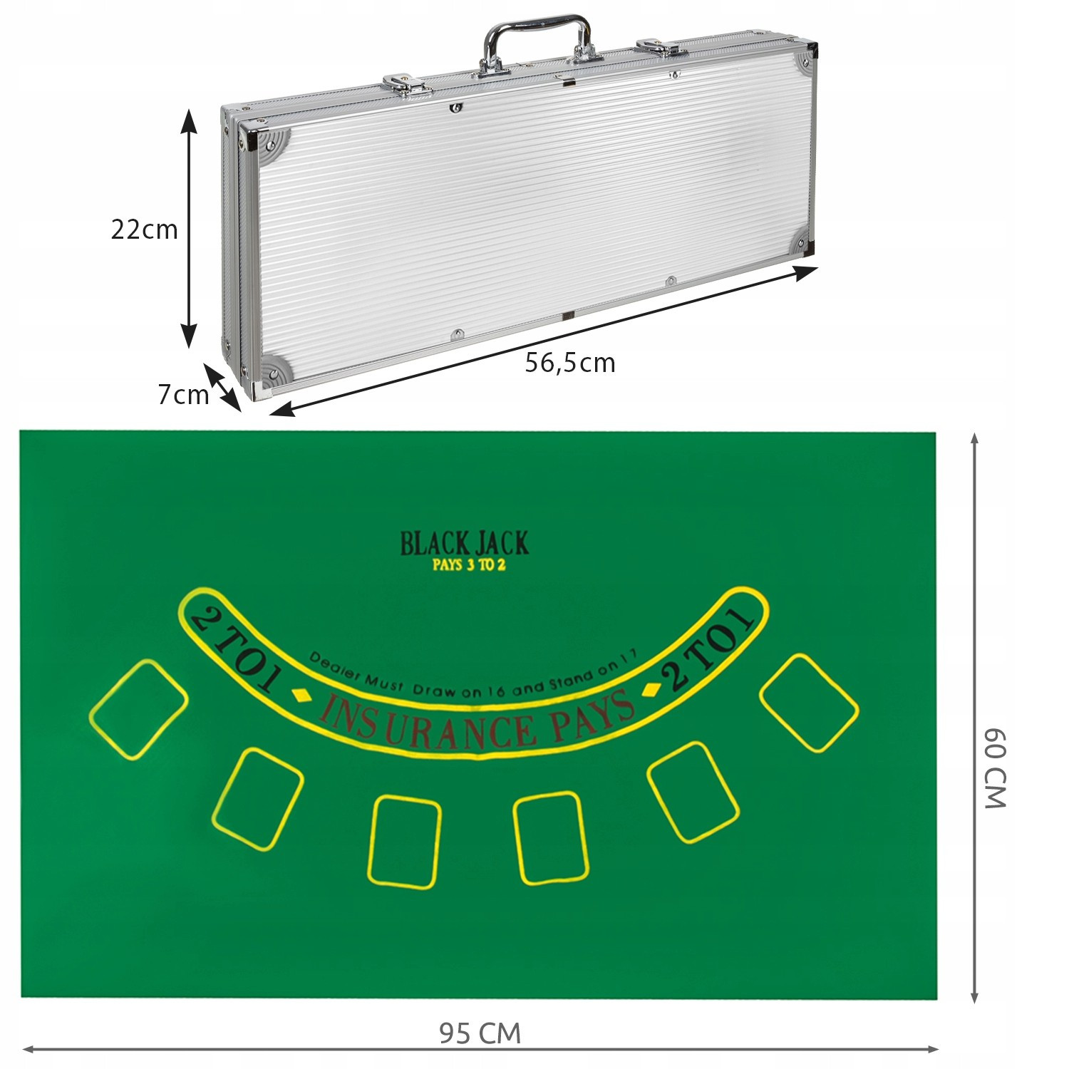 Set de poker - 500 jetons