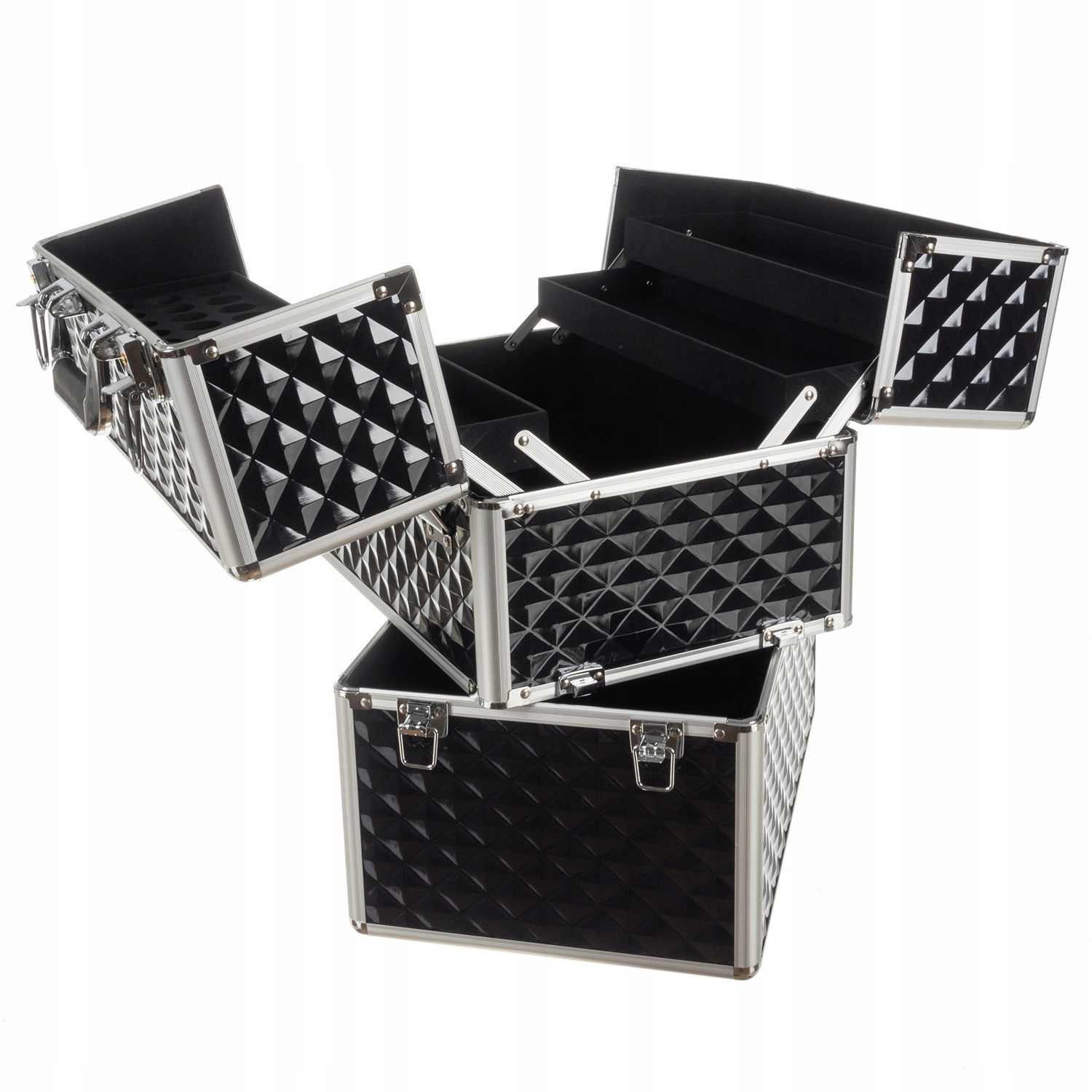 Large Makeup Bag with Multiple Compartments
