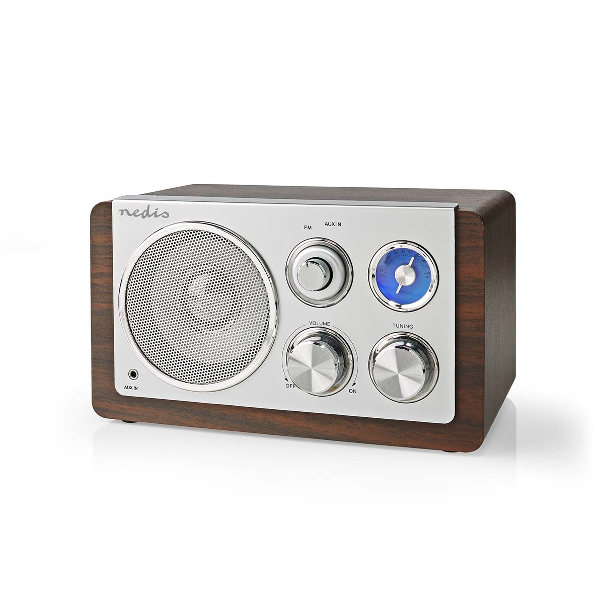 FM radio, brown