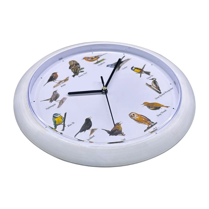Bell with birdsong - White