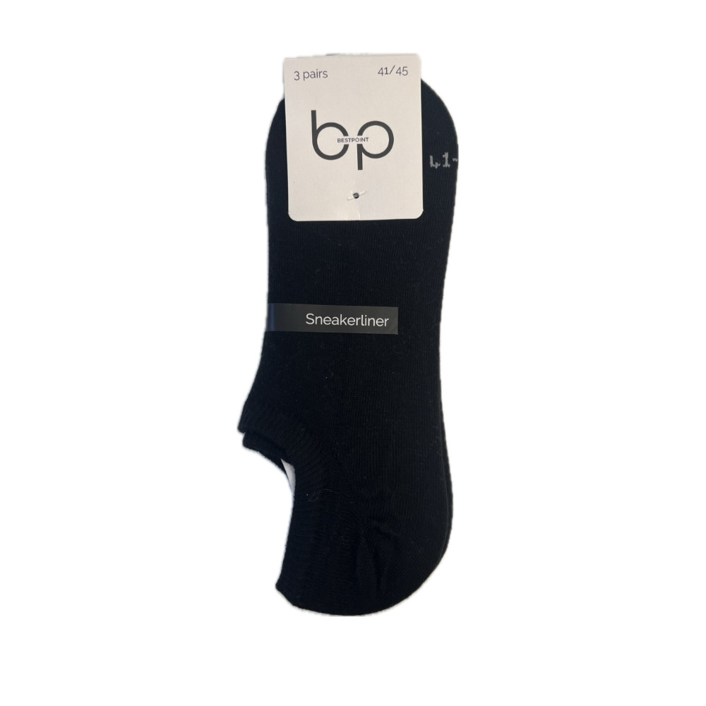 Sneakerliner socks in black - 3 pack