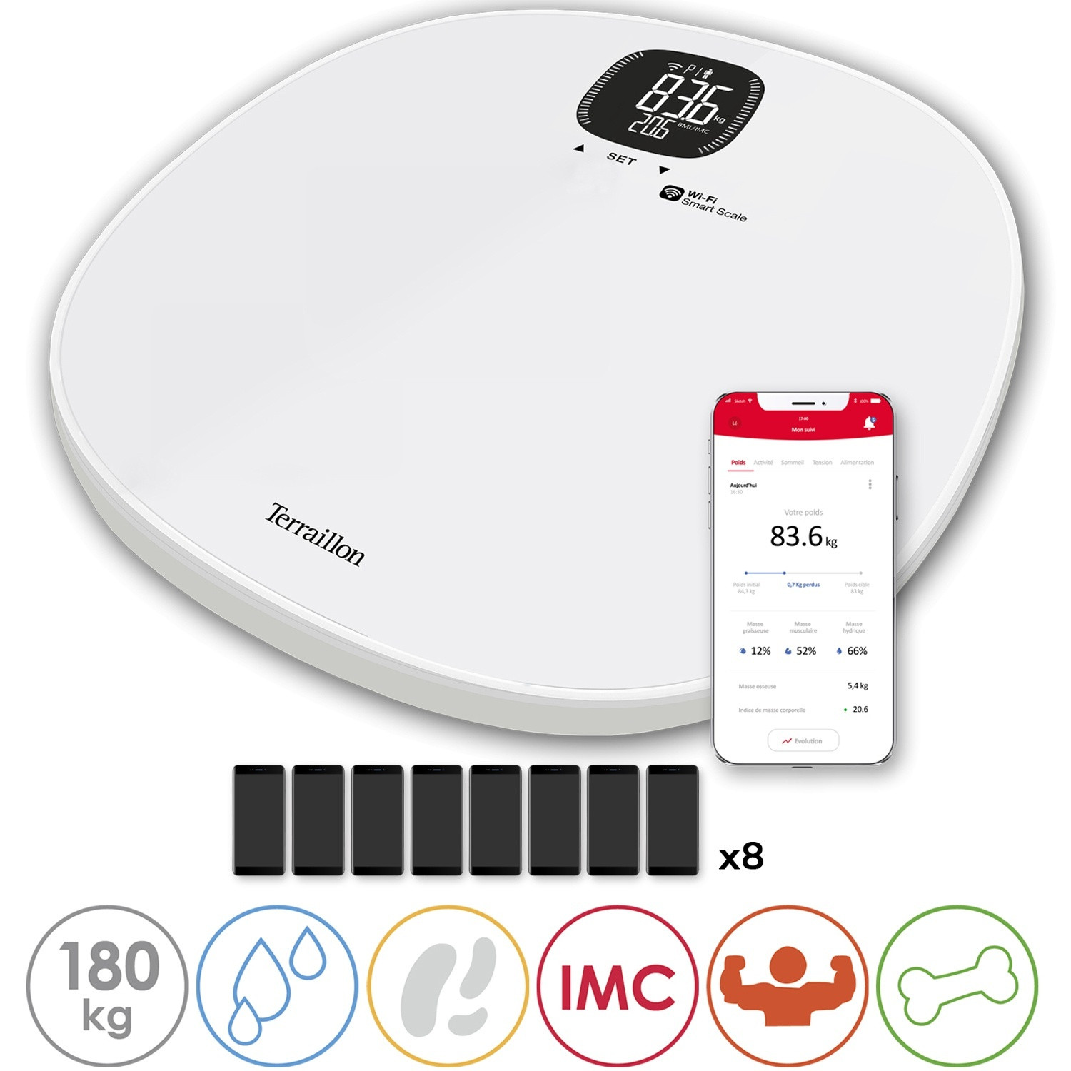 Bilancia personale Master Form Wifi