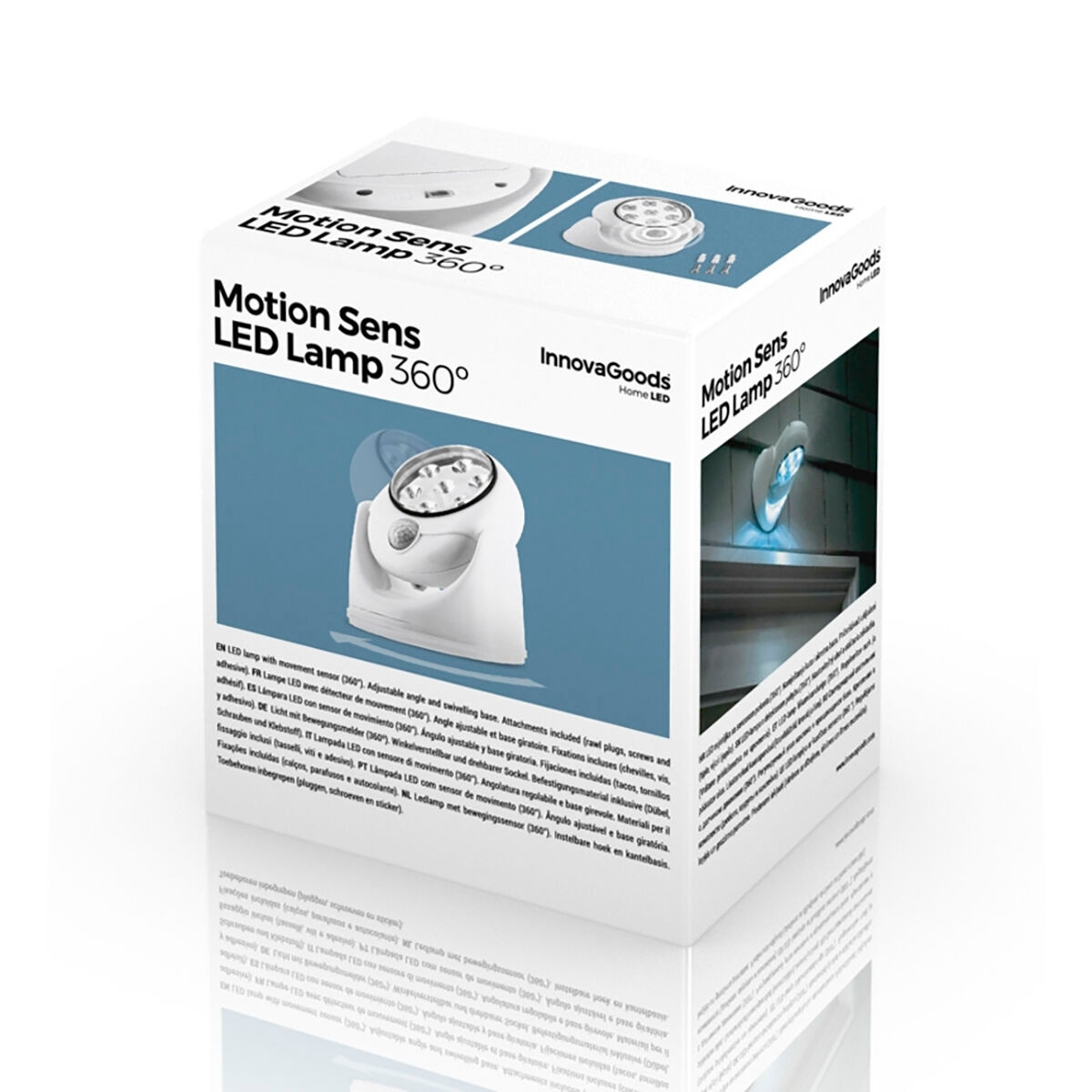Energy-efficient LED lamp with motion sensor