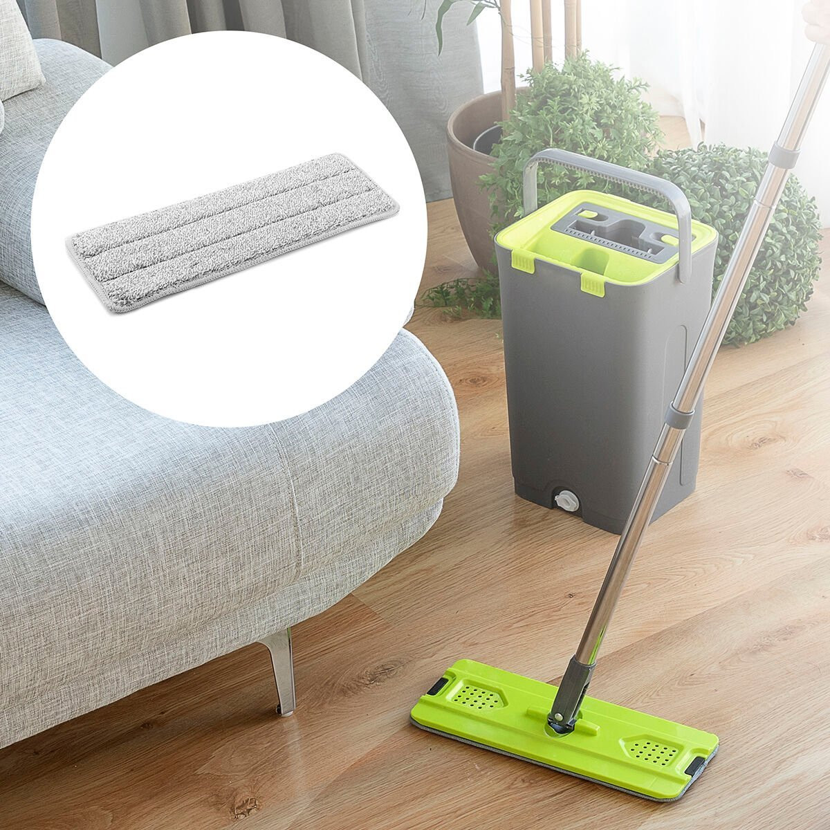 Effective spare golf mop for quick cleaning