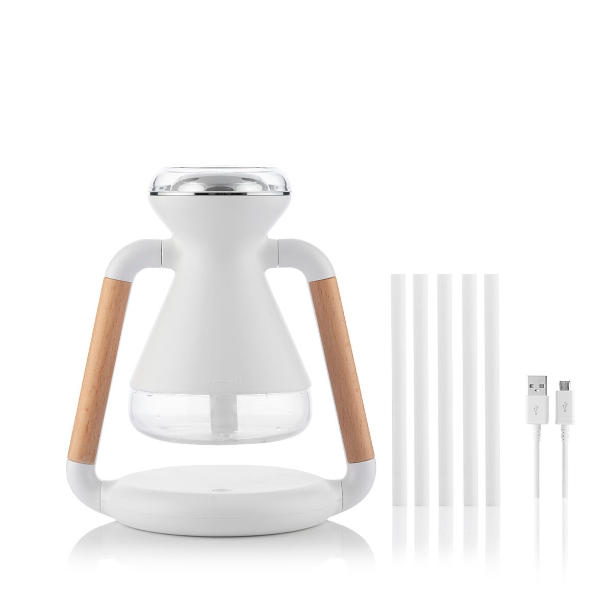 Wireless Charger with Humidifier & Aroma Diffuser
