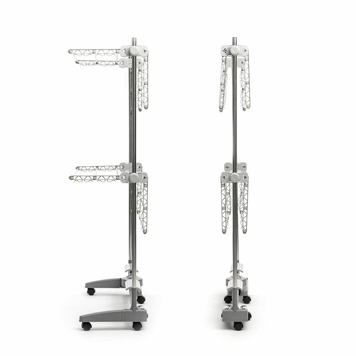 Electric folding clothesline, 12 bars
