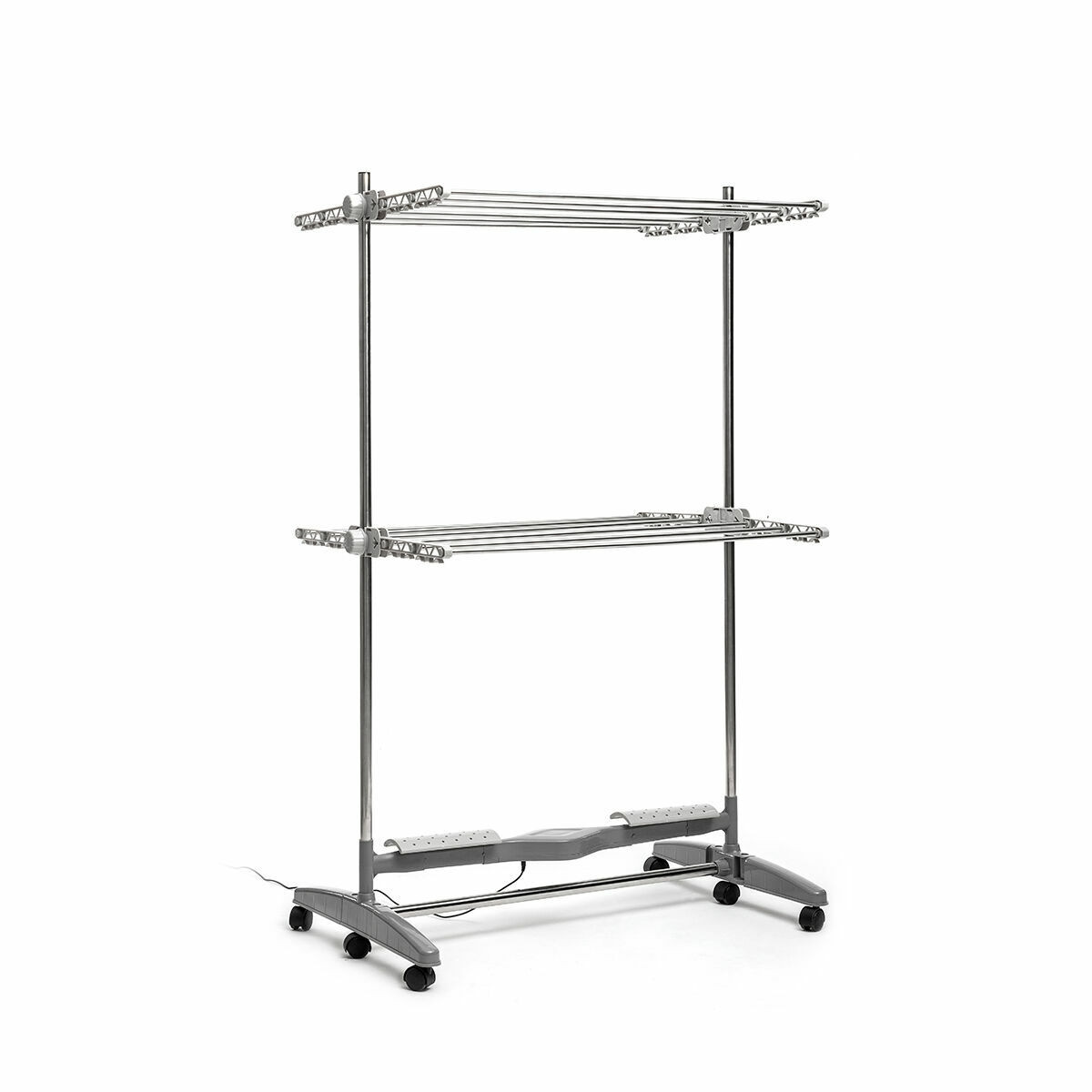 Electric folding clothesline, 12 bars