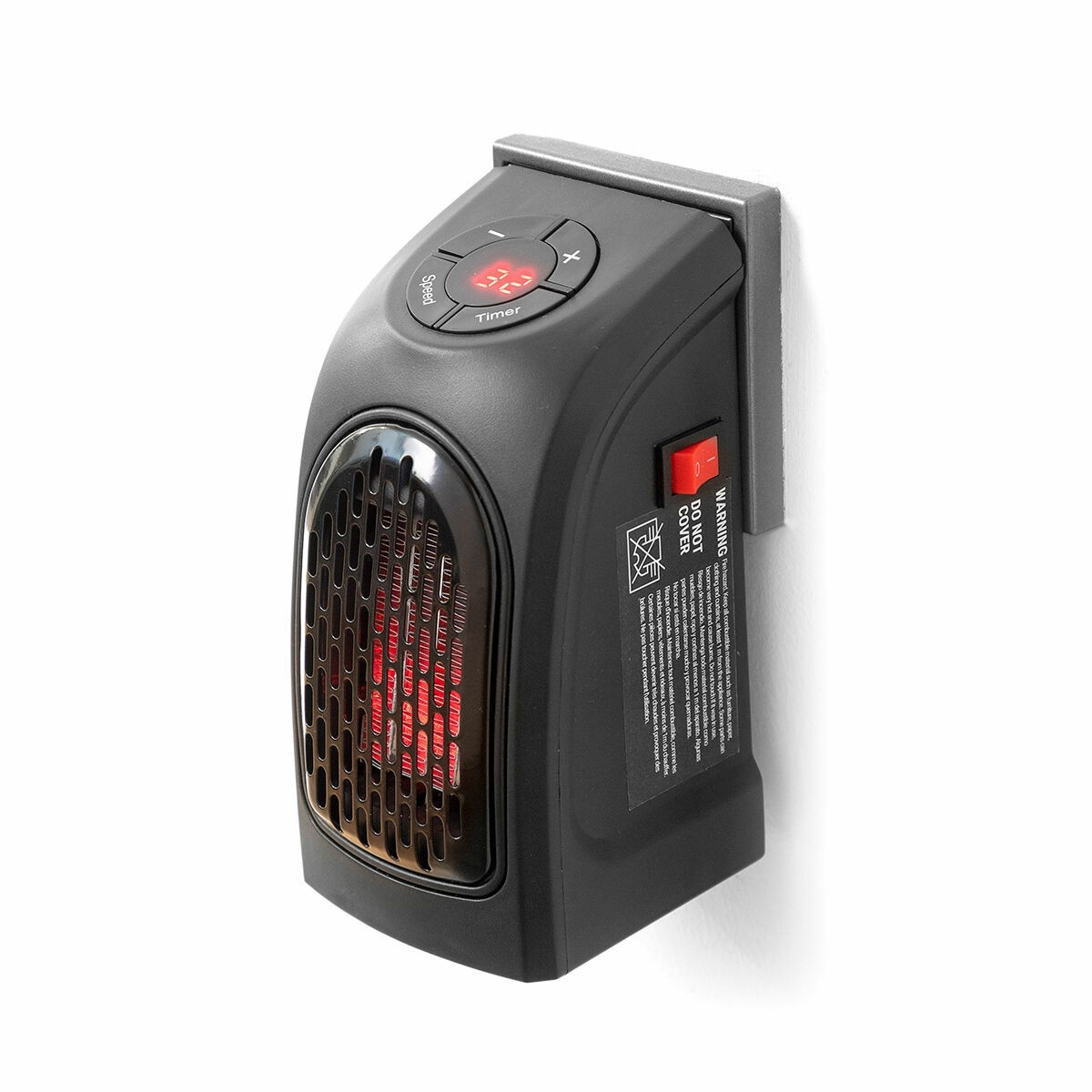 Mini stufa portatile da 400 W con LED, timer e termostato