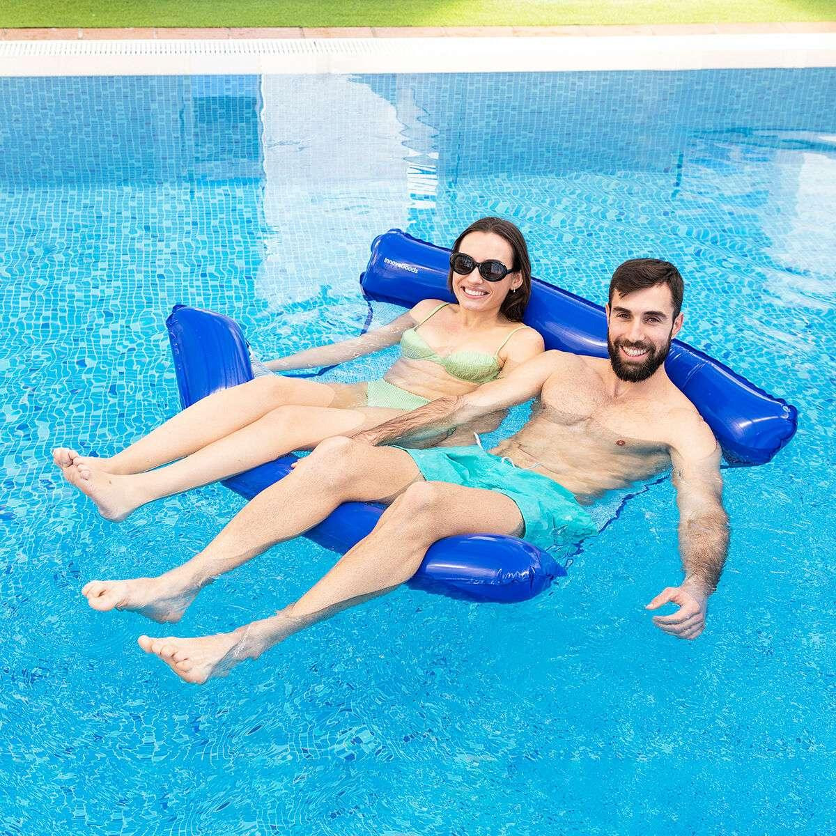Ergonomic Double Hammock for Pool