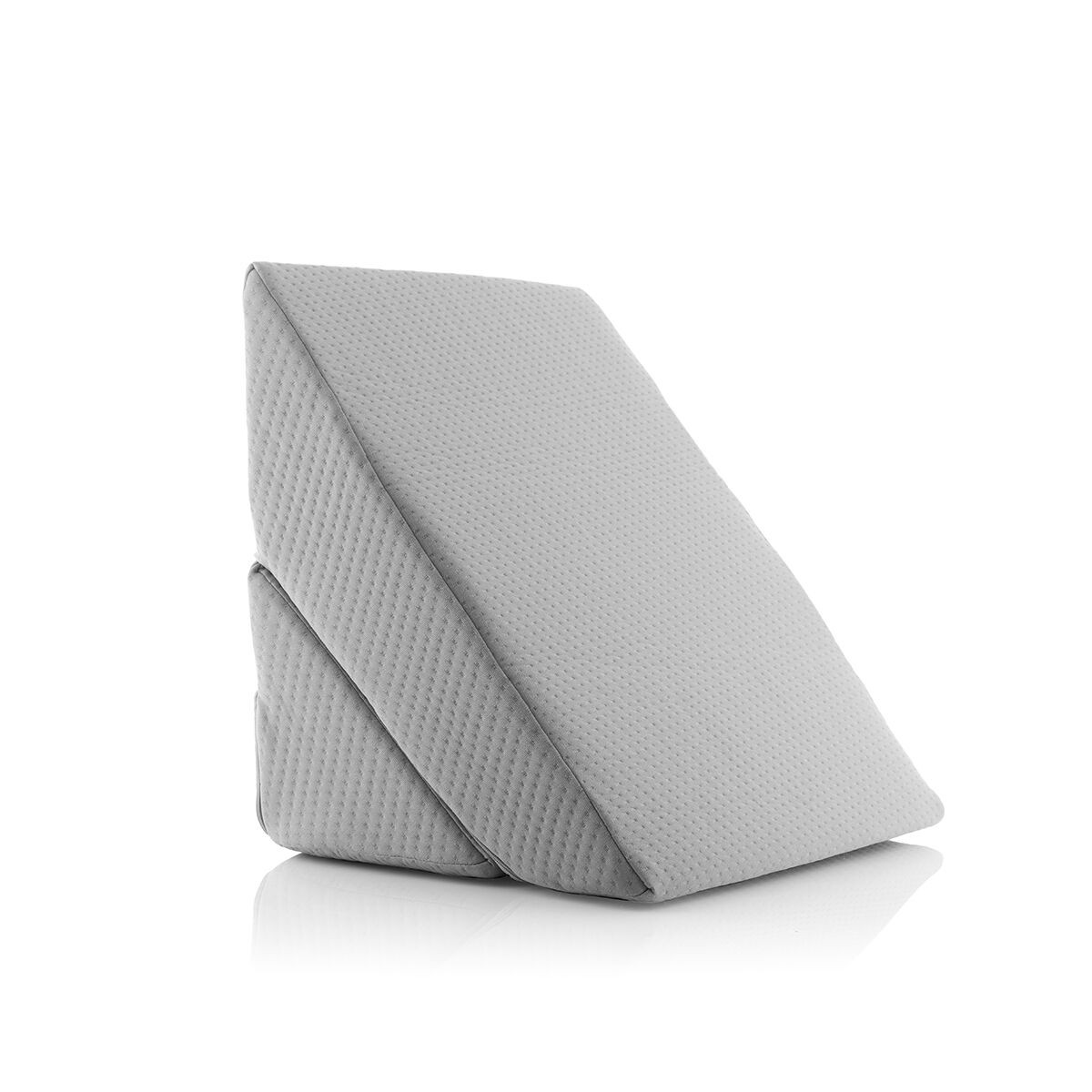 Ergonomic Triangular Double Wedge Pillow Memory Foam Grey