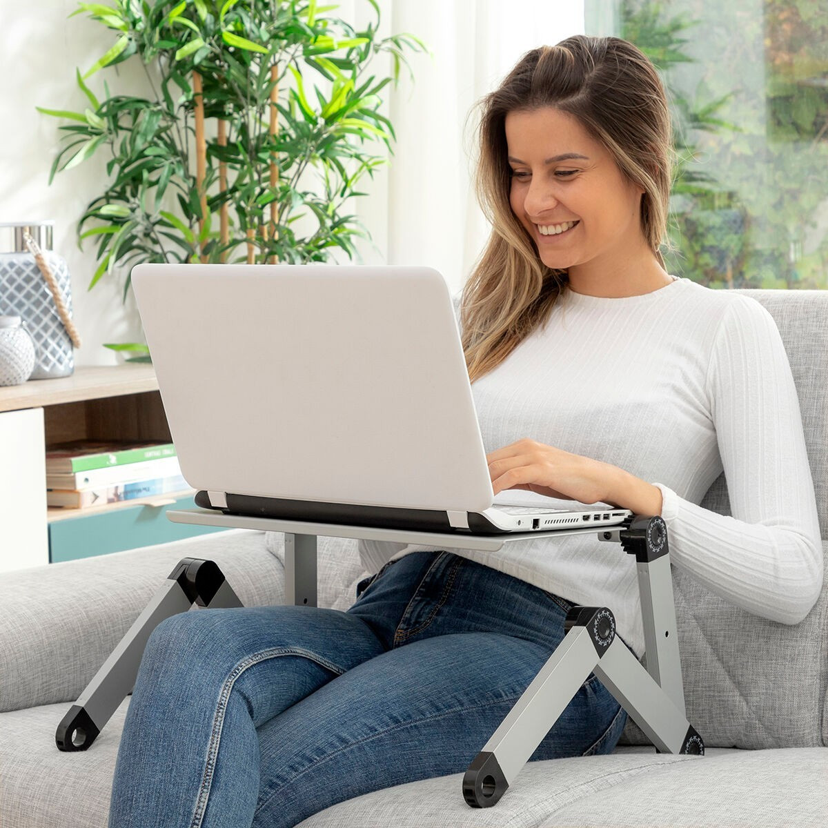 Adjustable Laptop Table 360º Rotation Ventilated