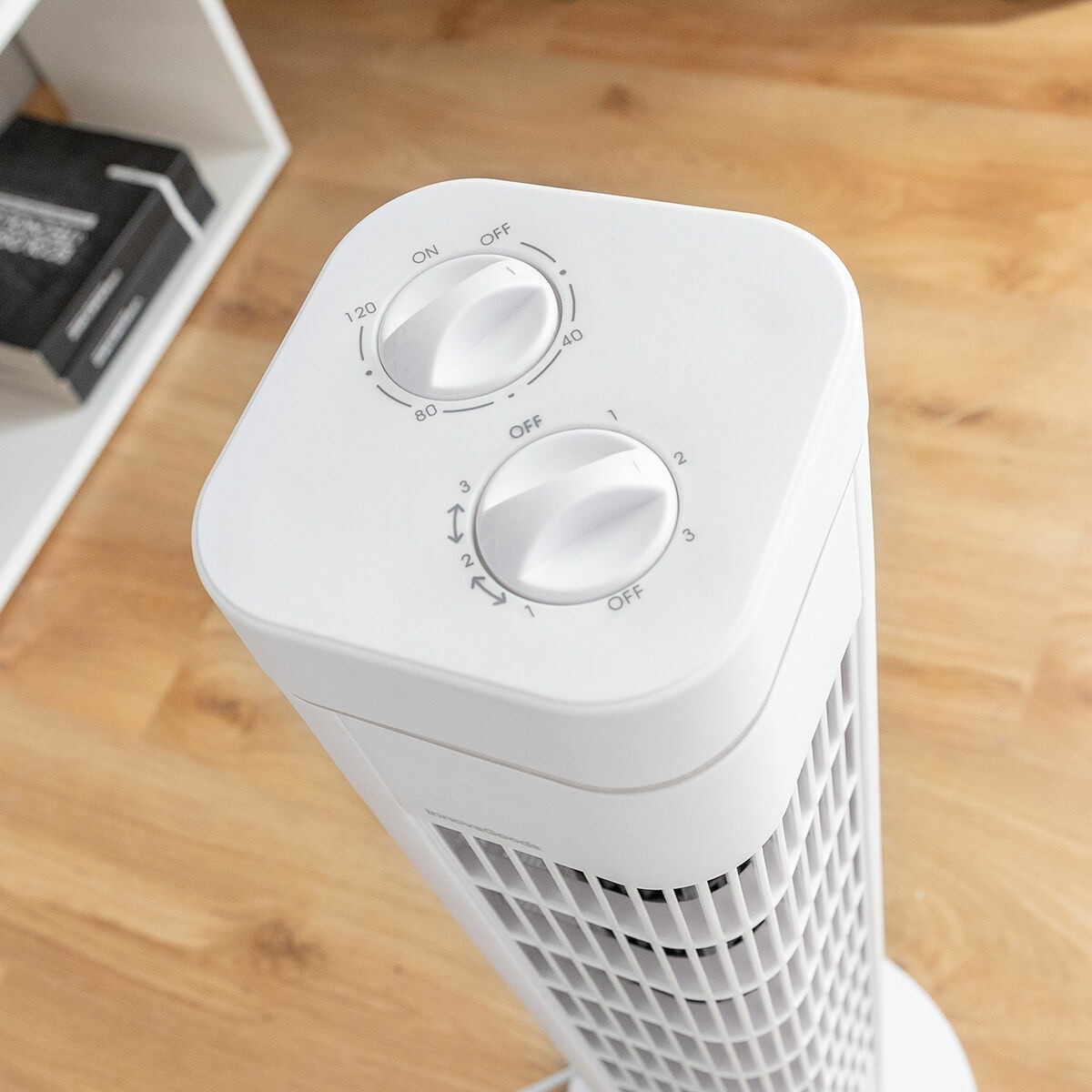 Quiet Tower Fan with Timer and Oscillation