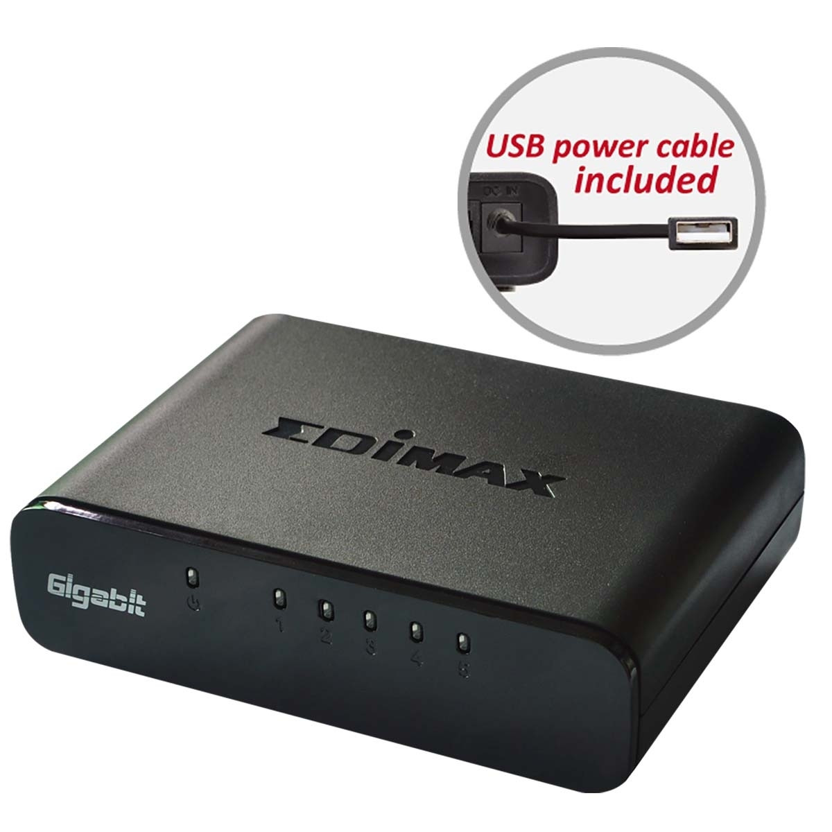Switch Network Porta Gigabit 5