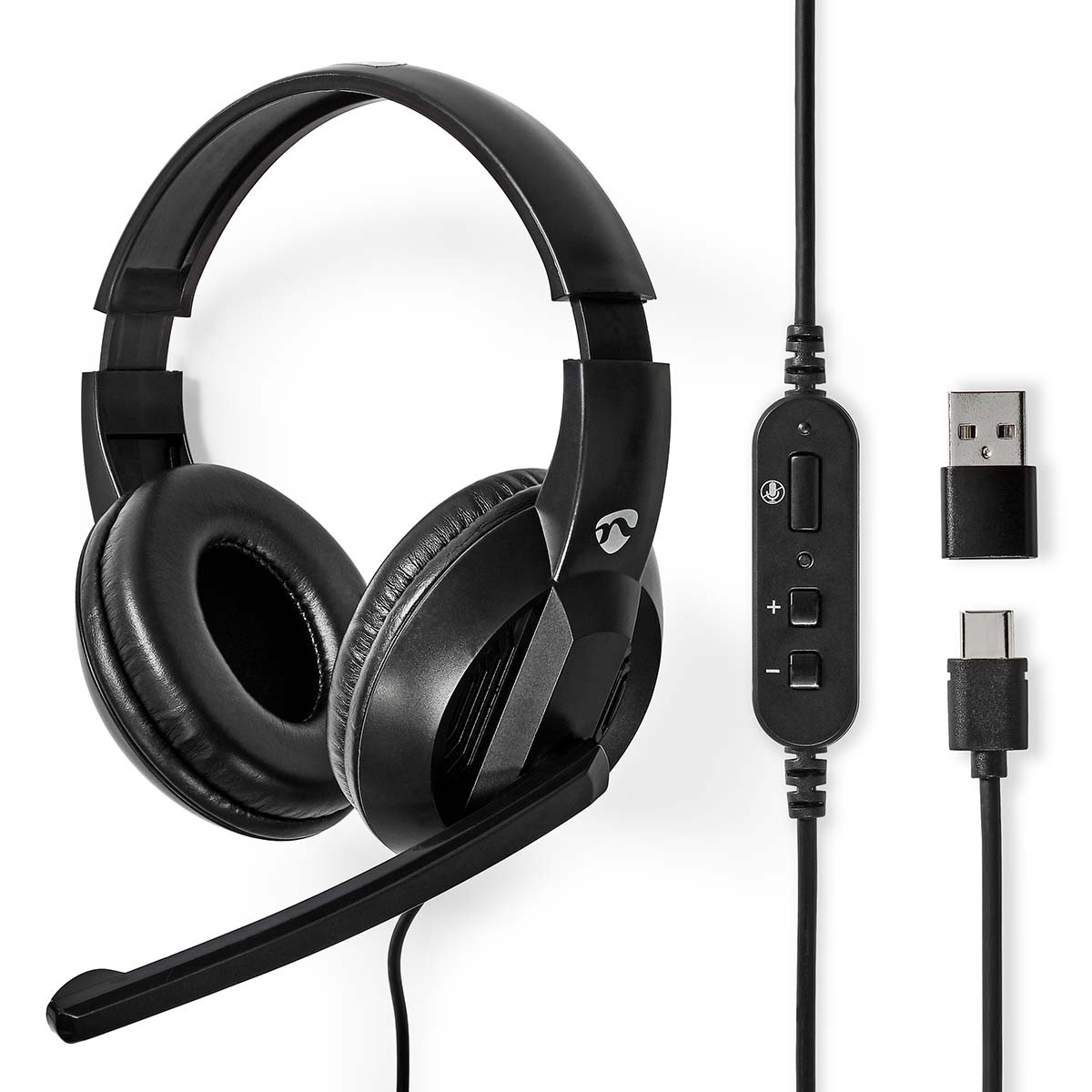 PC headset | Over-Ear | Stereo | USB Type-A / USB Type-C™ | Foldabl...