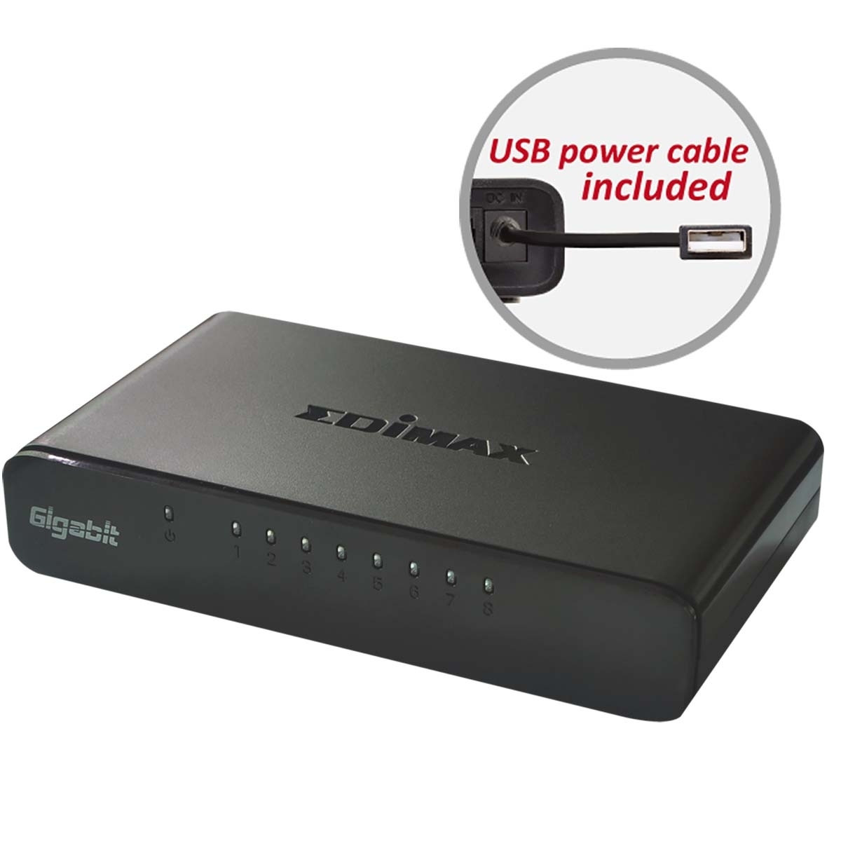 Switch Network Porta Gigabit 8