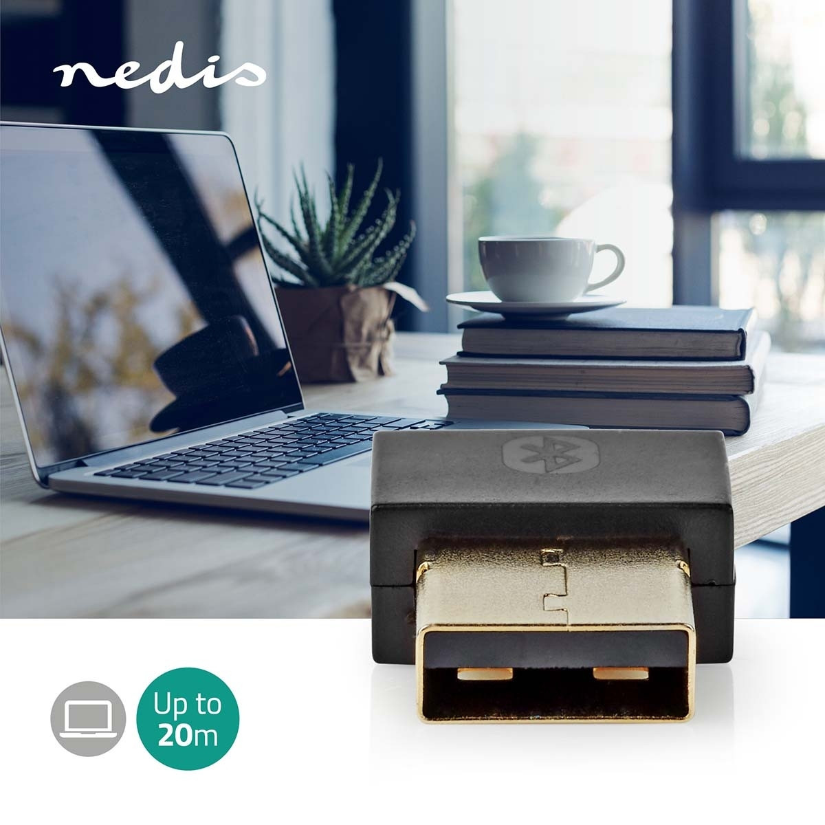 Klucz Bluetooth | 5.1 | Bluetooth/USB | 20 m